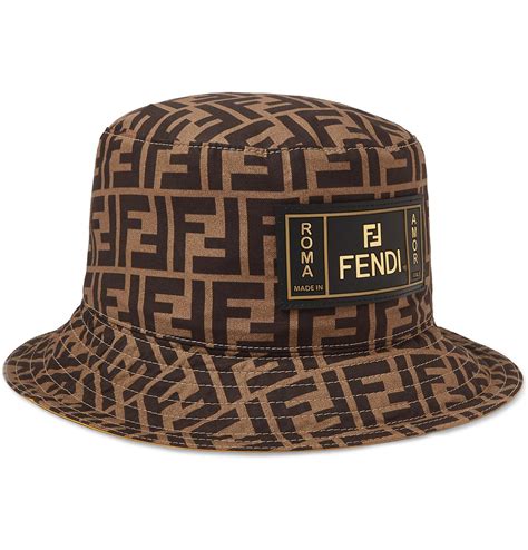 fendi bucket hat fur|fendi bucket hat men's.